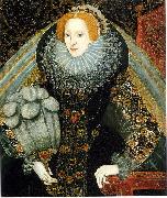 unknow artist Portrait of Elizabeth I of England oil painting on canvas